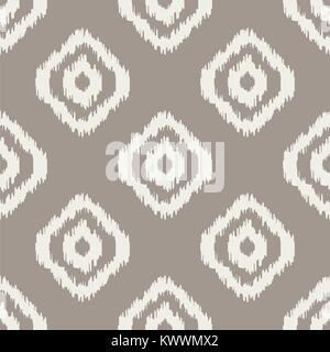 Ikat classic seamless vector pattern. Stock Vector