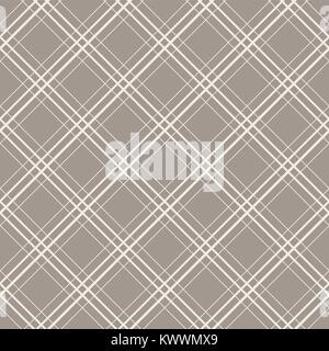 Diagonal checks seamless vector pattern. Stock Vector
