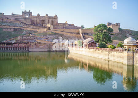 Amber fort in Jaipur, Rajasthan, India Stock Photo