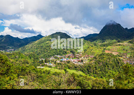 Doi Ang Khang mountain in Chiang Mai Province, Northern Thailand. Stock Photo