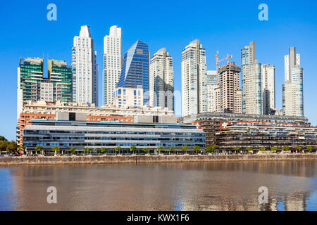 Puerto Madero, known within the urban planning community as the Puerto Madero Waterfront in Buenos Aires, Argentina Stock Photo