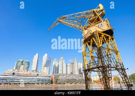 Puerto Madero, known within the urban planning community as the Puerto Madero Waterfront in Buenos Aires, Argentina Stock Photo
