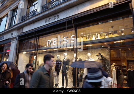 Reiss Store, Regent Street, London, England, U.k Stock Photo - Alamy