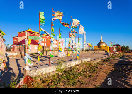 Datsan Rinpoche Bagsha in Ulan-Ude city of the Republic of Buryatia, Russia Stock Photo