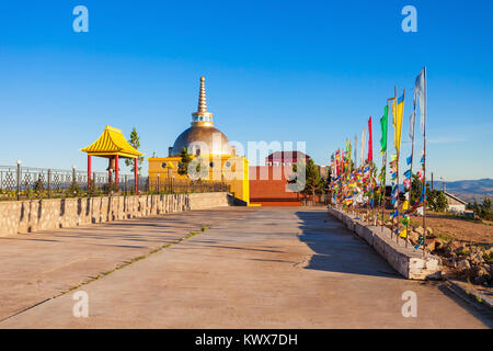 Datsan Rinpoche Bagsha in Ulan-Ude city of the Republic of Buryatia, Russia Stock Photo