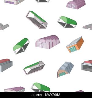 Storage pattern, cartoon style Stock Vector