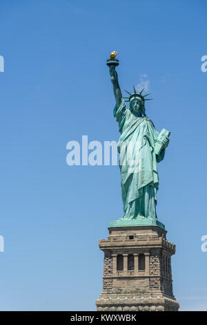 One of the USA symbols:  Statue of Liberty in New York City Stock Photo