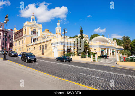 The Muslim Magomayev Azerbaijan State Philharmonic Hall is located in Baku. It is the main concert hall in Azerbaijan. Stock Photo