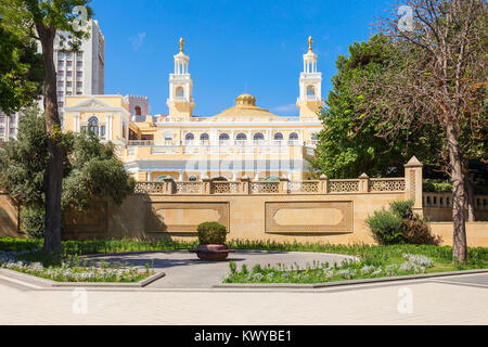 The Muslim Magomayev Azerbaijan State Philharmonic Hall is located in Baku. It is the main concert hall in Azerbaijan. Stock Photo