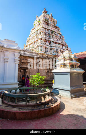 Munneswaram temple is an important regional Hindu temple complex in Sri Lanka Stock Photo