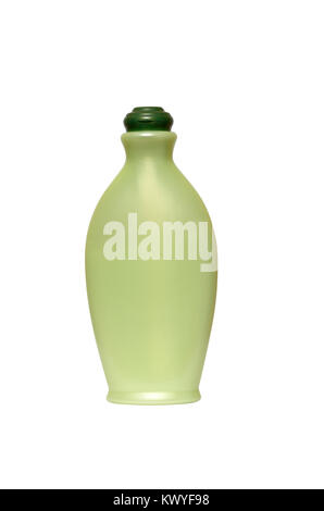 Plastic bottle with soap or shampoo without label isolated on white background with clipping path Stock Photo