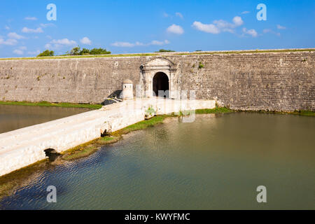 Jaffna Fort in Jaffna. Fort was built by the Portuguese in Jaffna, northern Sri Lanka. Stock Photo