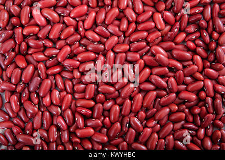 Raw kidney beans background Stock Photo