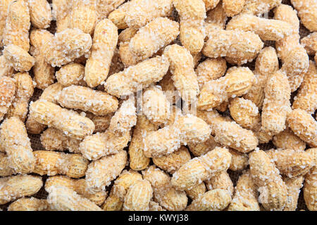 Peanuts in shell full background Stock Photo