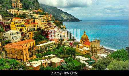 View of Positano, Italy Stock Photo