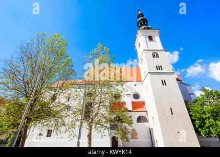 Dom Der Wachau or Parish Church of St. Veit or Pfarrkirche St. Veit in the city of Krems an der Donau, Austria Stock Photo