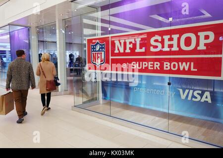 nfl shop in the mall
