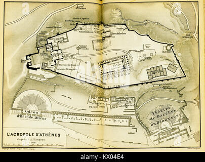 Acropolis Computer Layout This ancient map illustrates the layout of the Acropolis and its ...