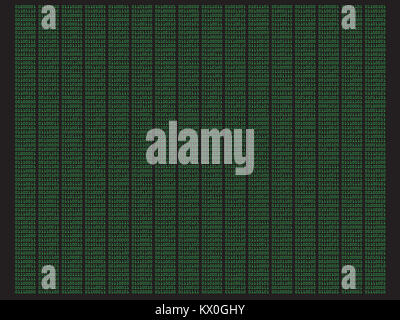 Digital Binary Code - Abstract concept security and data background II Stock Photo