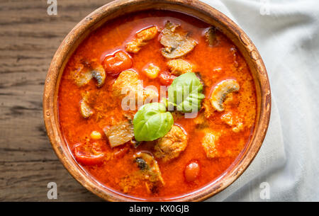 Thai red chicken curry Stock Photo - Alamy