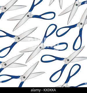Scissors for haircut hair Stock Vector