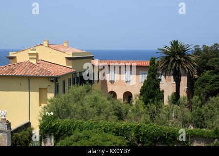 Napoleon's house, Villa dei Mulini, and gardens, Portoferraio, Elba Stock Photo