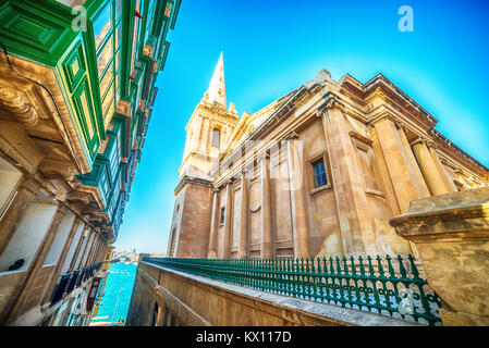 Valletta, Malta: St Pauls Pro-Cathedral Stock Photo