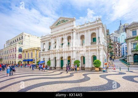 Macau Holy House of Mercy Stock Photo