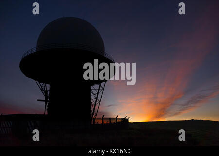 radar dome National Air Traffic Services (NATS) radar network Clee Hill