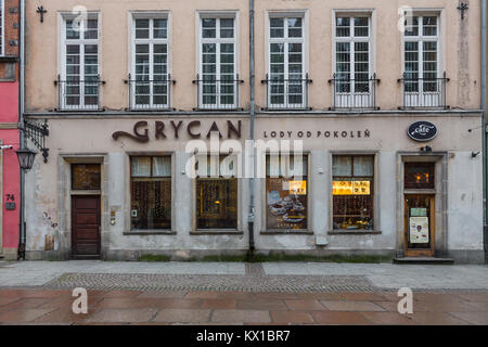 Grycan coffee shop in Gdansk, Poland Stock Photo