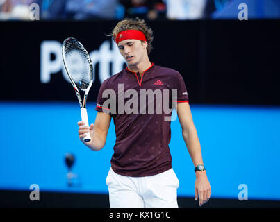 Roger Federer of Switzerland reacts during his quarterfinal