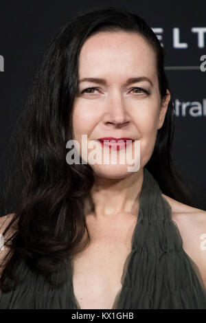 Bel Delia poses for photographers upon arrival at the 7th annual AACTA