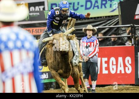 New York, USA. 06th Jan, 2018. pbr cowboy pawn during the Monster Energy Buck Off at Madison Square Garden in the city of New York in the United States this Saturday, January 6, 2018. (PHOTO: WILLIAM VOLCOV/BRAZIL PHOTO PRESS) Credit: Brazil Photo Press/Alamy Live News Stock Photo