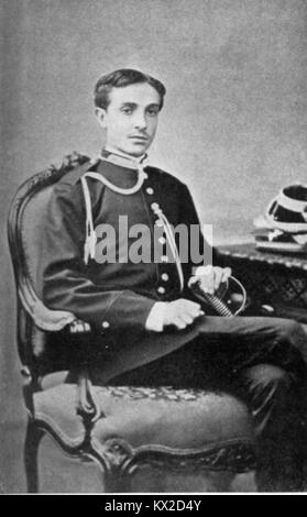 Don Carlos was a key figure in Spanish history, known for his claim to the throne during the Carlist Wars. As the Carlist pretender, he represented the conservative faction in 19th-century Spain. Stock Photo