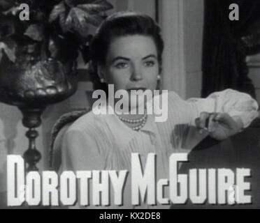 Dorothy McGuire in Gentleman's Agreement trailer Stock Photo