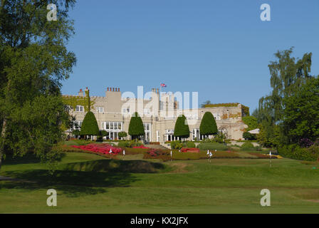 Virginia Water, United Kingdom - May 24, 2015: Clubhouse of Wentworth Club Stock Photo