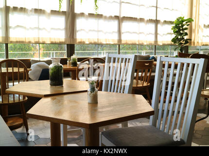 Modern and Simple Style Interior of a Relaxing Corner with Sunlight Stock Photo