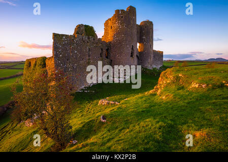 Ruins of Castle Roche, County Louth in Ireland Stock Photo