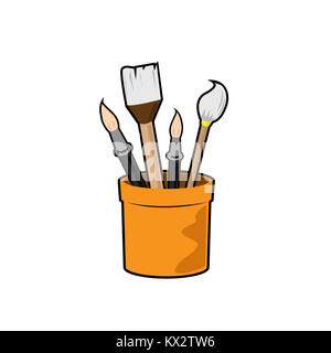 brush vector Stock Photo