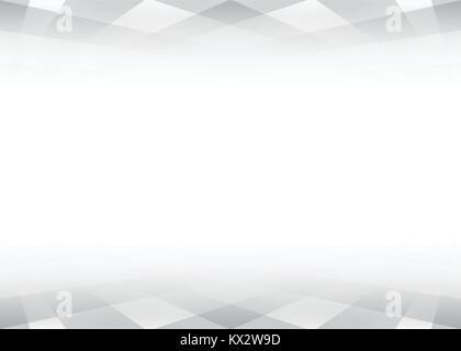 Concept business background. Lowpoly Black and White Vector illustration of vision perspective Stock Vector