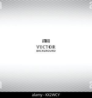Abstract White and gray grid perspective background. Vector Illustration Stock Vector