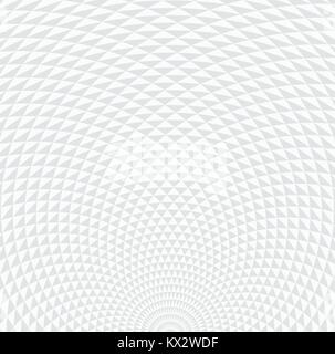 abstract striped gray and white curved triangle pattern lined. Vector Illustration, for print, ad, magazine, poster, leaflet Stock Vector