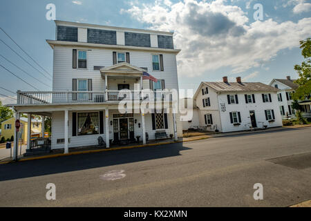 Strasburg Hotel, 213 South Holliday Street, Strasburg, Virginia Stock Photo