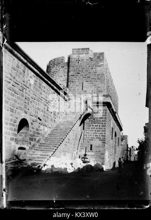 (Enceinte médiévale d'Aigues-Mortes) - Fonds Berthelé - 49Fi1477 Stock Photo