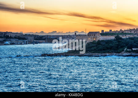 Malta: Valletta, Manoel Island and Marsans Harbour Stock Photo