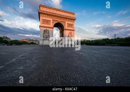 France, Paris (75), Arch of Triumph, Place de Charles de Gaulle