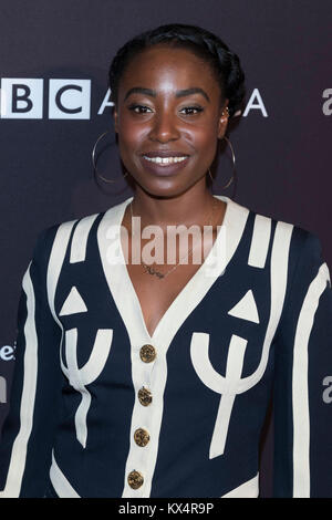 Los Angeles, USA. 06th Jan, 2018. Kirby Howell-Baptiste attends the BAFTA Los Angeles Awards Season Tea Party at Hotel Four Seasons in Beverly Hills, California, USA, on 06 January 2018. Credit: Hubert Boesl - NO WIRE SERVICE - Credit: Hubert Boesl/dpa/Alamy Live News Credit: dpa picture alliance/Alamy Live News Stock Photo