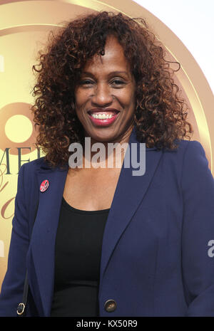 January 6, 2018 - West Hollywood, CA, U.S. - 06 January 2018 - West Hollywood, California - Jackie Joyner-Kersee. 5th Anniversary â€œGold Meets Goldenâ€ event held at The House on Sunset. 2018 Gold Meet Golden is a Hollywood Send-Off to the athletes competing in the upcoming PyeongChang Winter Games, with a special focus on Empowering Women in Hollywood & Sport. Photo Credit: F. Sadou/AdMedia (Credit Image: © F. Sadou/AdMedia via ZUMA Wire) Stock Photo