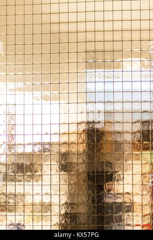 Store, shopping mall abstract defocused blurred background. Vertical image Stock Photo