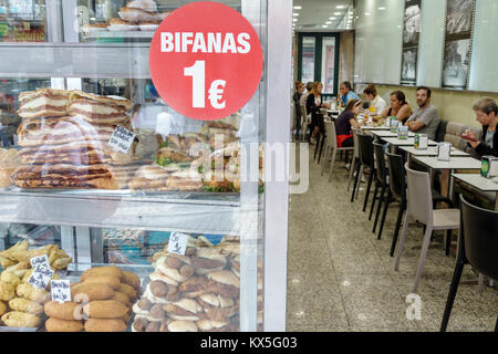 Bifana at Conga, Casa Das Bifanas, Porto, Porttugal Stock Photo